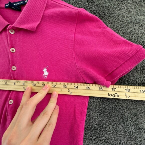 Ralph Lauren Sport Women XS Pink Dress Short Sleeve Cotton Knit Adult Pullover - Picture 5 of 9